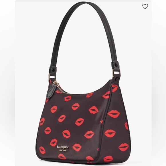 Kate Spade The Little Better Sam Kisses 💋 Small Shoulder Bag - Picture 3 of 7